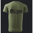 Bait Bait Tričko Khaki L
