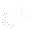Feedrový nadväzec Delphin FLR Sting / 6ks 8cm #6 SM