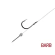 Delphin Feedrový Nadvazec FLR Sting/6ks/8cm/7mm/0,30mm/velk.4