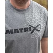 MATRIX TRIČKO HEX PRINT T-SHIRT GREY MARL XXXL