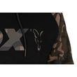 Fox - Black / Camo Raglan hoodie - S