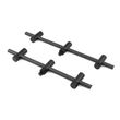 Fox Hrazda na prúty Black Label Carbon Adjustable 2 Rod Buzz Bars (110 mm – 125 mm)