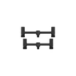 Fox Hrazda na prúty Black Label Carbon Adjustable 3 Rod Buzz Bars (220mm - 250mm)