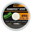 FOX Šnúra Camotex Stiff Coated Camo 20m 35lb