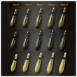 Gemini A.R.C System Leads - Sand Brown - 3oz 85g x 5