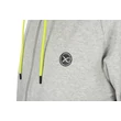 Matrix Mikina Na Zips Full Zip Marl Grey/Lime (Black Edition) - XL