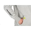 Matrix Mikina Na Zips Full Zip Marl Grey/Lime (Black Edition) - XL