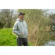 Matrix Mikina Na Zips Full Zip Marl Grey/Lime (Black Edition) - XL