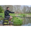 Matrix Mikina so 1/4 Zipsom Zip Sweat Black/Lime M