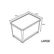 Nash Úložný Box Bank Life Stackel Storage Box Large 66 l