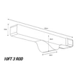 Nash Puzdro Na Prút Subterfuge Soft Protect 3 Rod Skin 10ft
