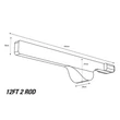 Nash Puzdro Na Prúty Subterfuge Soft Protect Rod Skin 2 rod 12ft