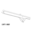 Nash Puzdro Na Prúty Subterfuge Soft Protect Rod Skin 1 rod 13ft