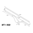 Nash Puzdro Na Prút Scope OPS Soft Protect 1 Rod Skin 9ft