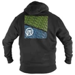 PRESTON - mikina BLACK HOODIE/L