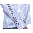 Refuse To Blank Mikina UV Long Sleeve Hoodie UPF 50+ Light Camo Grey - M