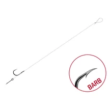 Delphin Feedrový Nadvazec FLR Sting/6ks/8cm/7mm/0,30mm/velk.4