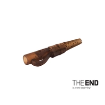 Závesný PIN klip s gumičkou THE END / 10ks | G-ROUND