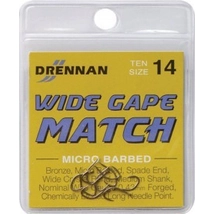 Drennan - Wide Gape Match 10 ks, veľ. 14