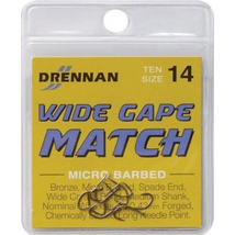 Drennan - Wide Gape Match 10 ks, veľ. 18