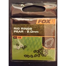 FOX - Rig Rings Pear - 2,0mm/25x