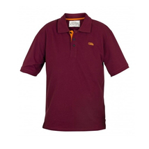 Fox - Chunk Burgundy/Orange Polo Shirt M