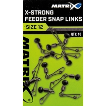 Matrix - X-Strong Feeder Bead Snap Links - veľkosť. 12