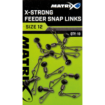Matrix - X-Strong Feeder Bead Snap Links - veľkosť. 10