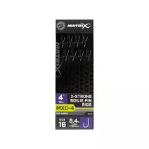 Matrix -  MXC-4 Size 16 Barbless / 0.18mm / 4" (10cm) / X-Strong Boilie Pin - 8x