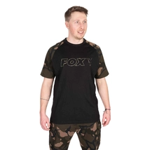 FOX Black/Camo Outline T - Shirt XL