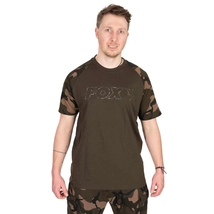 FOX Khaki/Camo Outline T -Shirt XXL