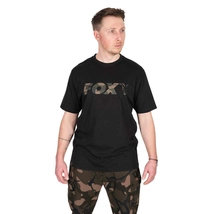 FOX Black/Camo Logo T-Shirt L