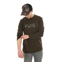 FOX - Khaki/Camo Raglan Long Sleeve - S