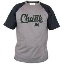 Fox Tričko Chunk Black Grey T-Shirt-Veľkosť S