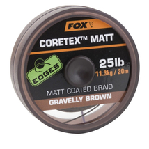 FOX Stužená šnúrka Coretex Matt Gravely Brown - Hnedá 20m 15lb
