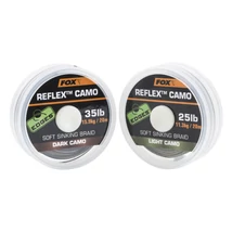 FOX Potápavá Šnúrka Reflex Camo Soft Sinking Braid Light Camo 20m 35lb