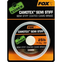 FOX Šnúra Camotex Semi Stiff Coated Camo 20m 20lb