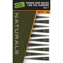 FOX EDGES - NATURALS POWER GRIP NAKED LINE TAIL RUBBERS SIZE 7 10x