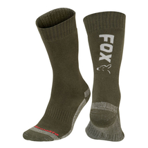 FOX Green/Silver Thermolite Long Socks 44-47EU