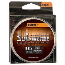 FOX Šnúra Submerge Sinking Braided Dark Camo Mainline 600m 25lb 0,16mm
