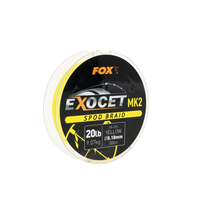 FOX Šnúra Exocet MK2 Yellow Spod Braid 300m 20lb 0.18mm