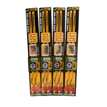 FOX Hotové nadväzce Curve Short Rigs Green 2x 25lb, size 2