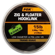 FOX Vlasec Zig & Floater Hooklink 100m 10lb - 0,26mm