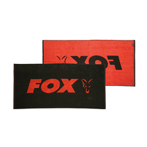 Fox - plážový uterák Beach towel Black/Orange