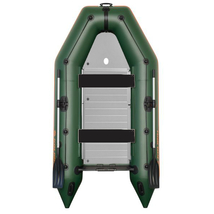 Čln Kolibri KM-360 D zelený, hliníkova podlaha