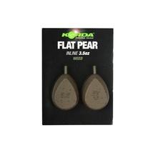 Korda - Flat Pear Inline Blister 3.5oz/98gr Weed - 2ks