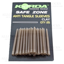 Korda - Anti Tangle Hooklink Sleeves Clay (Muddy Brown) - 25x