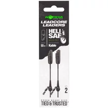 Korda - Kable Leadcore Leader Heli Safe 50 cm Weed/Silt