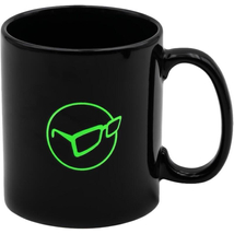 Korda - keramický pohár Mug Glasses Logo - Black