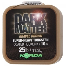 Korda šnúra Dark Matter - Gravel Brown 10m 25lb